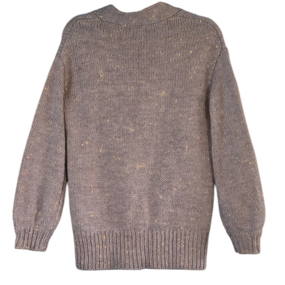 Who What Wear Cardigan Size XS Gray and Gold - Picture 2 of 5